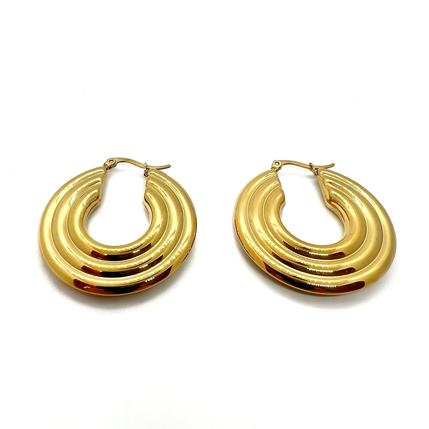 Plat earring
