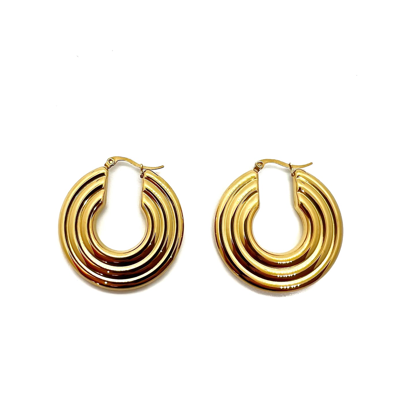 Plat earring