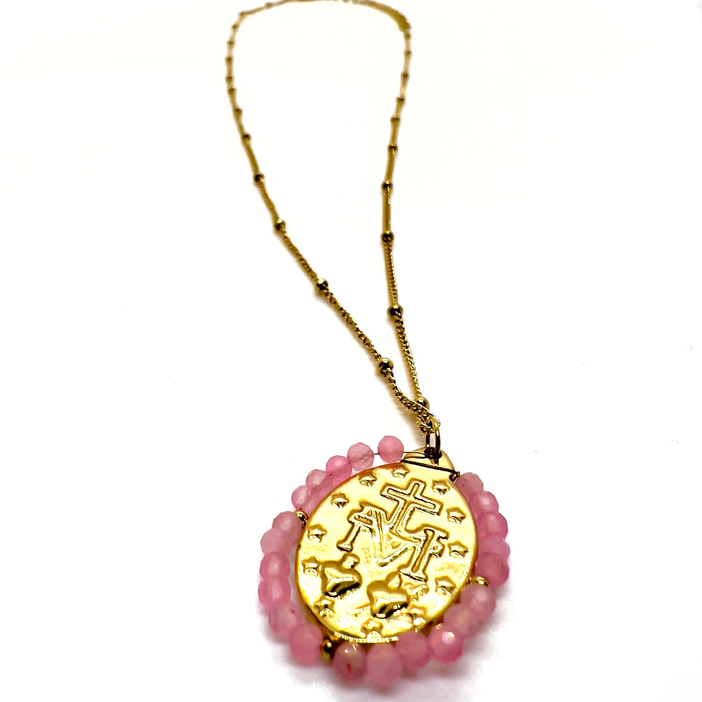 Lantana necklace